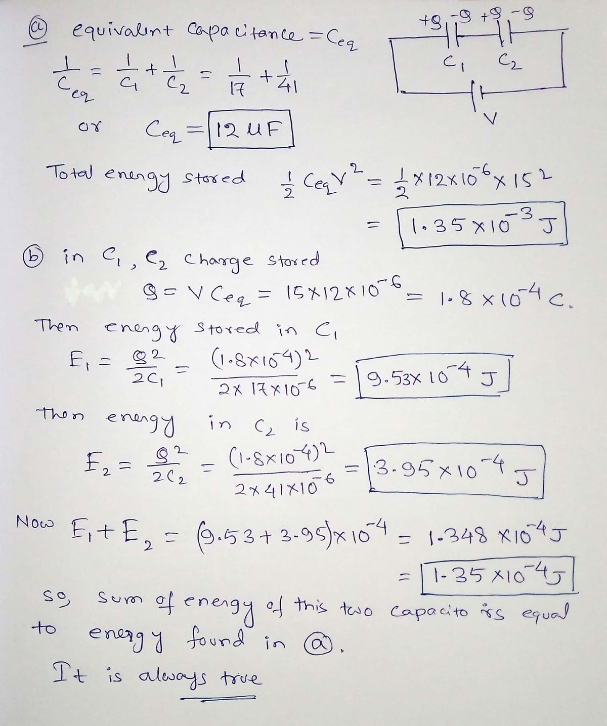 Physics homework question answer, step 1, image 1